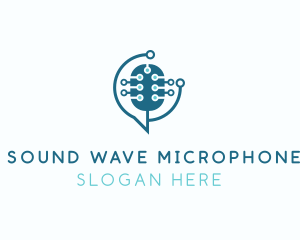 Tech Microphone Studio logo design