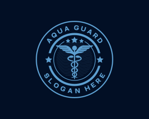 Caduceus Medical Hospital logo design