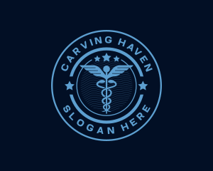 Caduceus Medical Hospital logo design