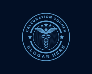 Caduceus Medical Hospital logo design