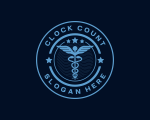 Caduceus Medical Hospital logo design