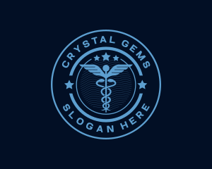 Caduceus Medical Hospital logo design