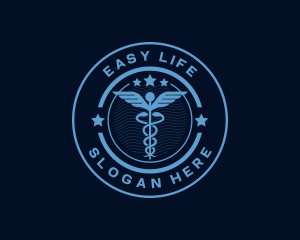 Caduceus Medical Hospital logo design