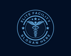 Caduceus Medical Hospital logo design