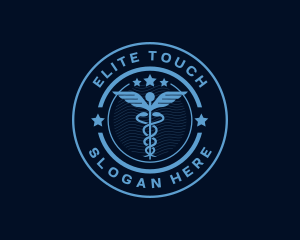 Caduceus Medical Hospital logo design