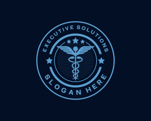 Caduceus Medical Hospital logo design