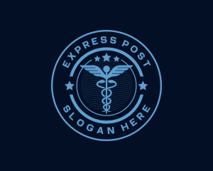 Caduceus Medical Hospital logo design