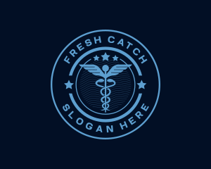 Caduceus Medical Hospital logo design