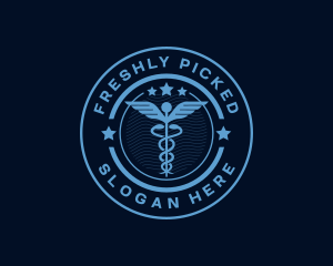 Caduceus Medical Hospital logo design