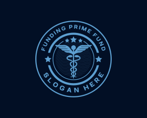 Caduceus Medical Hospital logo design