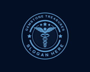 Caduceus Medical Hospital logo design