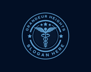 Caduceus Medical Hospital logo design