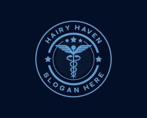 Caduceus Medical Hospital logo design