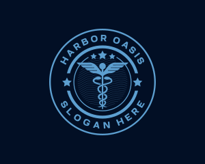 Caduceus Medical Hospital logo design