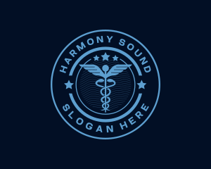 Caduceus Medical Hospital logo design