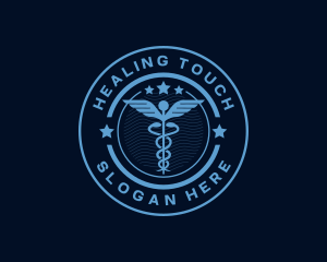 Caduceus Medical Hospital logo design