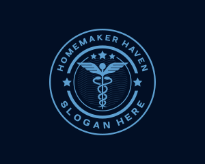 Caduceus Medical Hospital logo design