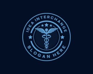 Caduceus Medical Hospital logo design