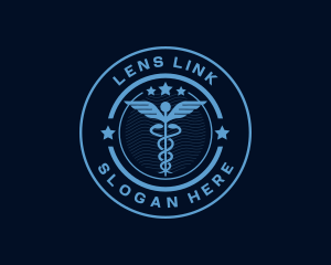 Caduceus Medical Hospital logo design