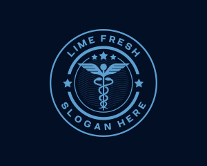 Caduceus Medical Hospital logo design