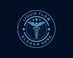 Caduceus Medical Hospital logo design