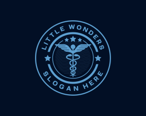 Caduceus Medical Hospital logo design