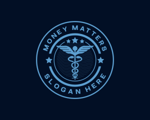 Caduceus Medical Hospital logo design