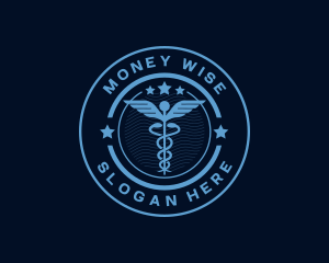 Caduceus Medical Hospital logo design