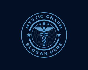 Caduceus Medical Hospital logo design