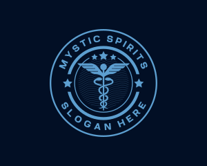 Caduceus Medical Hospital logo design