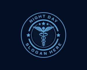 Caduceus Medical Hospital logo design