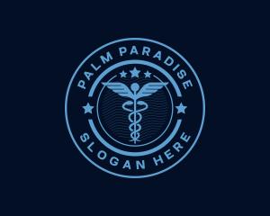 Caduceus Medical Hospital logo design