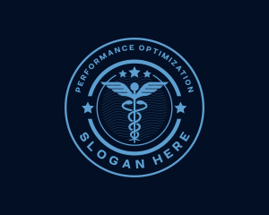 Caduceus Medical Hospital logo design