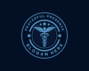 Caduceus Medical Hospital logo design