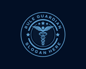 Caduceus Medical Hospital logo design