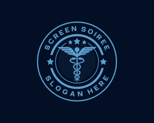 Caduceus Medical Hospital logo design