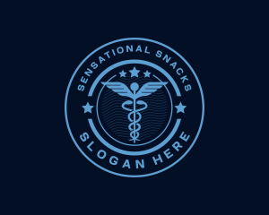 Caduceus Medical Hospital logo design