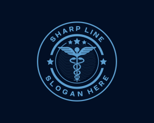 Caduceus Medical Hospital logo design