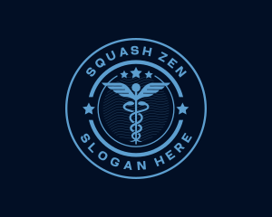 Caduceus Medical Hospital logo design