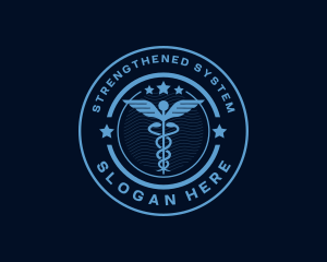 Caduceus Medical Hospital logo design