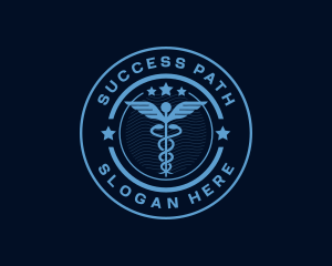 Caduceus Medical Hospital logo design