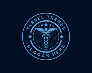 Caduceus Medical Hospital logo design