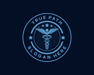 Caduceus Medical Hospital logo design