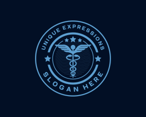 Caduceus Medical Hospital logo design