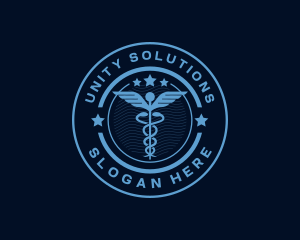 Caduceus Medical Hospital logo design