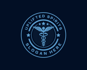 Caduceus Medical Hospital logo design