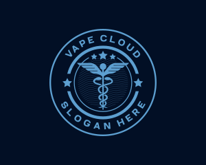 Caduceus Medical Hospital logo design