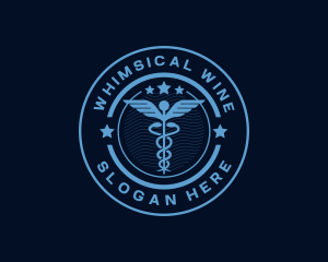 Caduceus Medical Hospital logo design