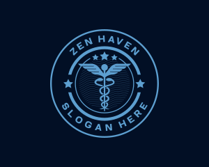 Caduceus Medical Hospital logo design