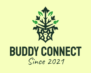 Green Tree Deity logo design